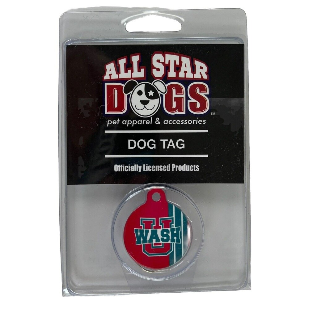 ALL STAR DOGS Collegiate Merch For Pets Dog Tag Washington University Missouri
